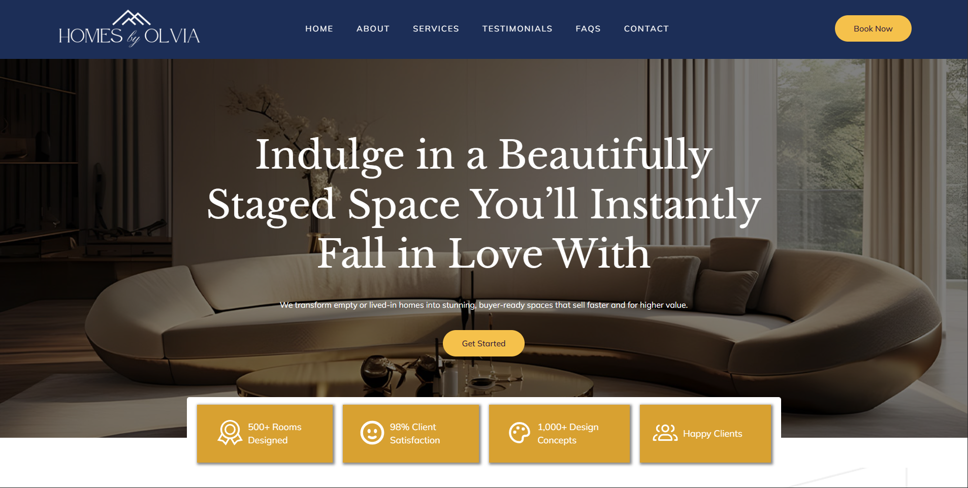 Website platform screenshot